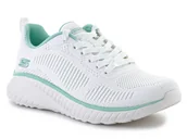 Sneakersy damskie - Skechers Bobs Squad Chaos Parallel Lines 117212-OFWT - miniaturka - grafika 1