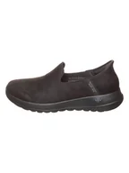 Kapcie damskie - Skechers Slippersy "Go Walk Joy - Arya" w kolorze czarnym - miniaturka - grafika 1