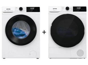 GORENJE W2NHPI94BS/PL 9 kg 1400 obr + DHNA93/PL - Zestawy AGD - miniaturka - grafika 1
