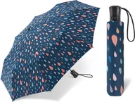 Parasole - Parasol automatyczny Happy Rain Essentials Mini Drops Granatowy - miniaturka - grafika 1