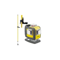 Poziomice laserowe - ZESTAW Laser krzyżowy Nivel System CL4D-P fioletowy + tyczka LP-36 Nivel System - miniaturka - grafika 1