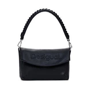 Torebka Desigual Half Logo Trokel 25WAXPAL Czarny - Torebki damskie - miniaturka - grafika 1