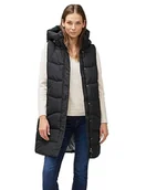 Kamizelki damskie - Street One Damska kamizelka pikowana A220198, czarna, 34, czarny, 34 - miniaturka - grafika 1