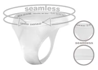 Majtki męskie - Sesto Senso, Stringi męskie bezszwowe, białe, rozmiar L/XL - miniaturka - grafika 1