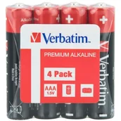 Baterie i akcesoria - Verbatim Bateria alkaliczna LR3 AAA 4szt shrink 49500 - miniaturka - grafika 1
