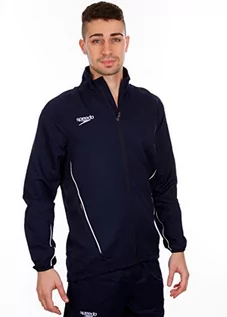 Kurtki męskie - Speedo Core Team Kit Track Jkt Au męska kurtka techniczna niebieski grantowy M - grafika 1