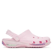 Buty dla dziewczynek - Klapki Crocs Star Sparkle Shaker Clog 211609 Różowy - miniaturka - grafika 1