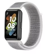 Akcesoria do smartwatchy - opaska pasek bransoleta NYLON Huawei Band 7 biała - miniaturka - grafika 1