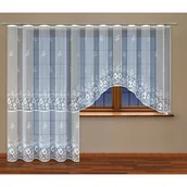 Firany - Firanka żakardowa odpasowana z wszytą taśmą marszczącą 250 x 200 cm - miniaturka - grafika 1