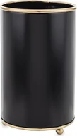 Donice - Art-Pol Osłonka metalowa czarna H: 21.5 cm - miniaturka - grafika 1