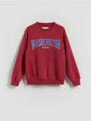 Bluzy dla chłopców - Reserved - Bluza z napisami - czerwony - miniaturka - grafika 1