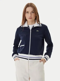 Lacoste Bluza SF5252 Granatowy Regular Fit - Bluzy damskie - miniaturka - grafika 1