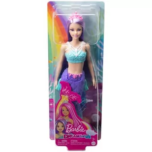 Lalka Barbie Dreamtopia Syrenka Fioletowo-niebieski ogon Mattel - Lalki dla dziewczynek - miniaturka - grafika 1