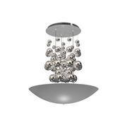 Lampy sufitowe - Milagro Lampa wisząca PERLA SILVER LED ML858 - miniaturka - grafika 1