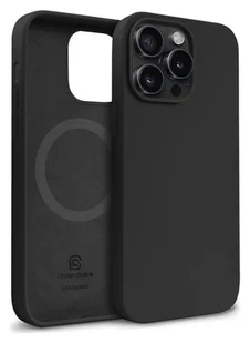 Crong Color Cover Magnetic - Etui iPhone 15 Pro Max MagSafe czarny - Etui i futerały do telefonów - miniaturka - grafika 1