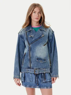 Guess Kurtka jeansowa W5YN70 D4XYZ Niebieski Regular Fit - Kurtki damskie - miniaturka - grafika 1