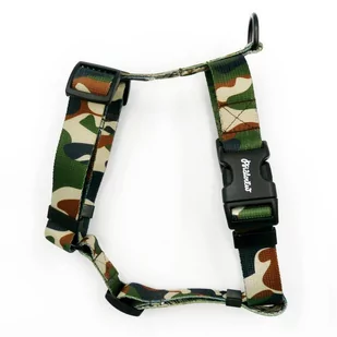 Szelki dla Psa Guard, dla średnich i większych psów, taśma 2,5 cm, model Camo, czarne okucia-L/XL - Szelki dla psów - miniaturka - grafika 1