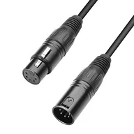Akcesoria do nagłośnienia - ah Cables AH Cables Adam Hall Cables 3 Star Serie  DMX przewód XLR Male na 5-pin XLR Female 5 POL K3DGH0150 - miniaturka - grafika 1