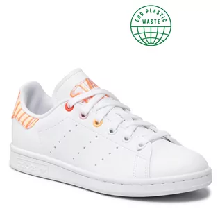Sneakersy damskie - adidas Buty Stan Smith W H03196 Ftwwht/Clpink/Solred - grafika 1