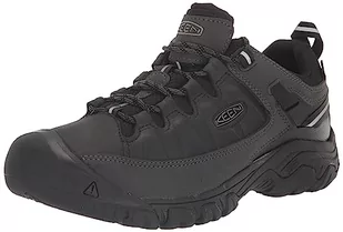 KEEN Męskie buty trekkingowe Targhee 3 wodoodporne, Potrójny czarny, 42 EU - Buty trekkingowe męskie - miniaturka - grafika 1