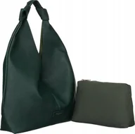 Torebki damskie - David Jones Duża torebka-worek ze skóry ekologicznej - David Jones NoSize - miniaturka - grafika 1