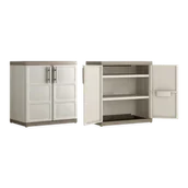 Półki na dokumenty - Kiss KIS szafka z tworzywa sztucznego "Excellence XL" niska, 1 sztuki, kolorze piaskowym, 9681000 0313 02 9681000 0313 02 - miniaturka - grafika 1