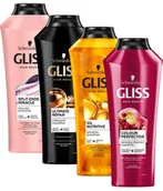 Szampony do włosów - Zestaw regenerujących szamponów do włosów 4x Gliss Kur - miniaturka - grafika 1