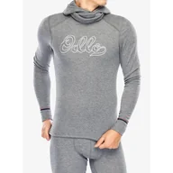 Pozostała odzież narciarska - Bluza termoaktywna męska Odlo Active Warm Originals BL Top Facemask LS - miniaturka - grafika 1