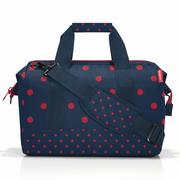 Walizki - reisenthel Allrounder M Weekender Travel Bag 40 cm mixed dots red - miniaturka - grafika 1