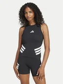 Koszulki i topy damskie - adidas Top Future Icons 3-Stripes JC5418 Czarny Slim Fit - miniaturka - grafika 1