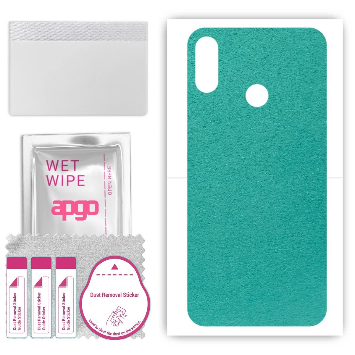 Folia naklejka skórka strukturalna na TYŁ Zamsz do Oukitel Y4800 - Zamsz Miętowy - apgo SKINS