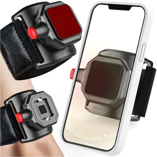 Opaska na rękę ramię na telefon do biegania sport uchwyt do telefonu zaczep klips TSA1 Armband czarny - Etui i futerały do telefonów - miniaturka - grafika 14