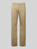 Spodnie męskie - Chinosy o kroju regular fit z mieszanki bawełny model ‘DENTON’ - miniaturka - grafika 1