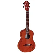 Inne instrumenty muzyczne - Ortega RU5 ukulele sopranowe z pokrywą drzewa świerkowego oraz korpusem z drewna sapeli, satynowe wykończenie, kolor: brązowy RU5MM-TE - miniaturka - grafika 1