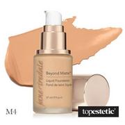 Podkłady do twarzy - Jane Iredale Beyond Matte Liquid Foundation M4 Wielozadaniowy i długotrwały podkład (light to medium with neutral undertones) 27ml - miniaturka - grafika 1