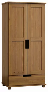 WYPRZEDAŻ Szafa nr7 Modern 100 wieszak/półki DĄB - Szafy - miniaturka - grafika 1