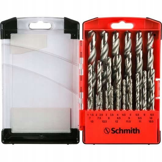 2x Komplet wierteł do metalu kobaltowych 25 szt. Schmith SQWCO-022