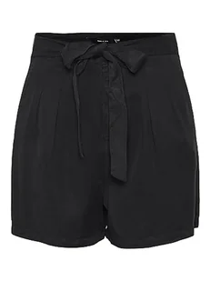VERO MODA Vmmia Hr Loose Summer Ga Noos szorty damskie, czarny, L - Spodenki damskie - miniaturka - grafika 1