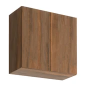 Szafki kuchenne - Szafka kuchenna wisząca Shiran 1 80 cm kolor orzech/szary - miniaturka - grafika 1