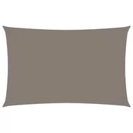 Parasole ogrodowe - vidaXL Prostokątny żagiel ogrodowy, tkanina Oxford, 2x5 m, taupe 135424 - miniaturka - grafika 1