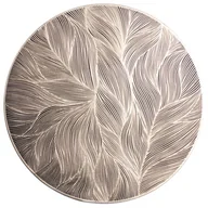 Obrusy i serwetki - Podkładka Nami okrągła 38 cm czarno-srebrny - miniaturka - grafika 1