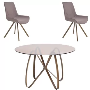 Zestaw Stół Lungo + Krzesła K-290 Halmar 3 - Stoły z krzesłami - miniaturka - grafika 1
