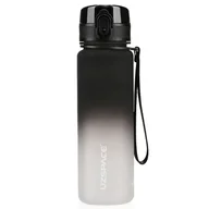 Shakery i bidony sportowe - Butelka na wodę z tritanu 500ml Bidon sportowy motywacyjny czarno-biały - miniaturka - grafika 1