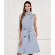 Sukienki - POLO RALPH LAUREN Sukienka z paskiem BLAR - miniaturka - grafika 1