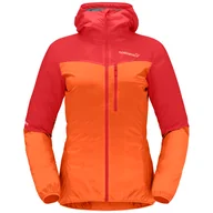 Kurtki i kamizelki sportowe damskie - Kurtka damska Norrona falketind aero60 Zip Hood Rozmiar: M / Kolor: czerwony - miniaturka - grafika 1
