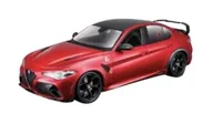 Samochody i pojazdy dla dzieci - Alfa Romeo Giulia GTAM Metal Red 1:18 BBURAGO - miniaturka - grafika 1