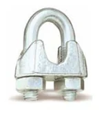 Uchwyty i mocowania do anten satelitarnych - Zacisk linowy ocynkowany 3mm - miniaturka - grafika 1