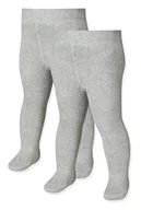 Rajstopy - Playshoes Rajstopy termiczne dla dzieci, uniseks, dwupak (2 sztuki), 37 – szary/melanż, 110-116 - miniaturka - grafika 1
