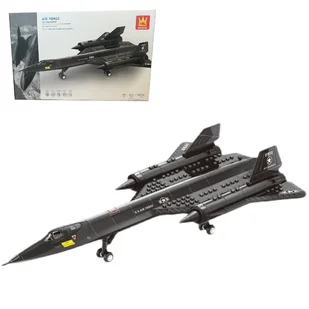 Klocki Konstrukcyjne Odrzutowiec Sr-71 Blackbird 183 Elementy - Klocki - miniaturka - grafika 1