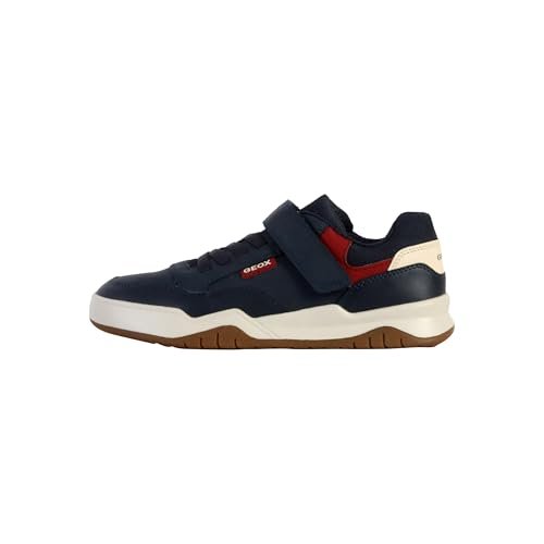 Geox J Perth Boy E, Kapcie, 33 EU, niebieski, 33 EU